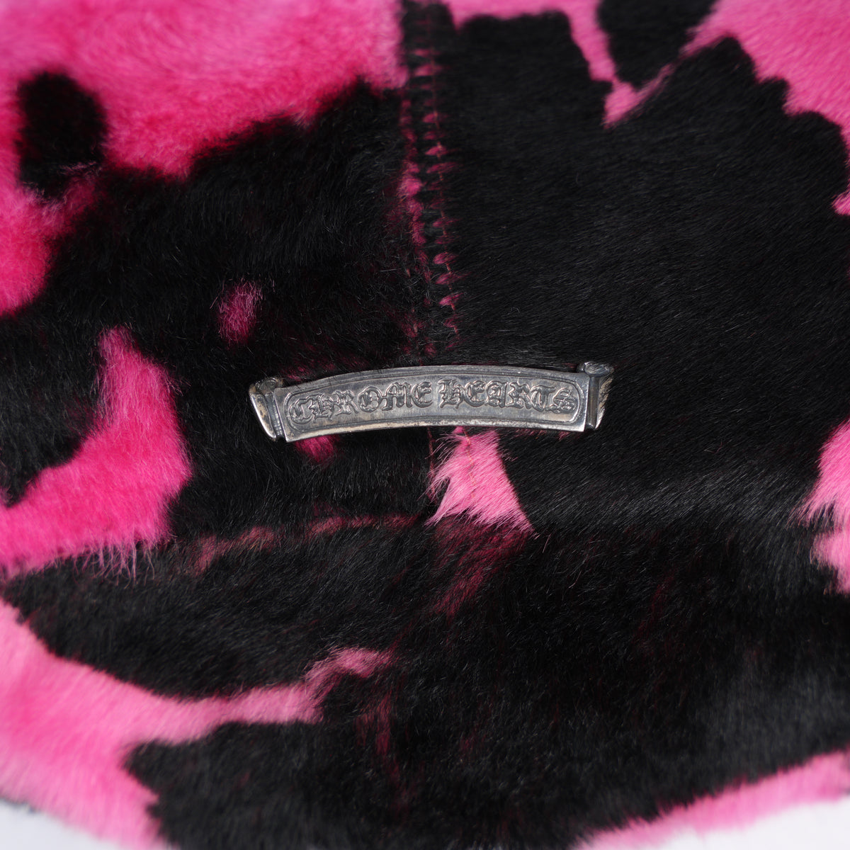 CHROME HEARTS PINK CAMO FUR SNAT BAG