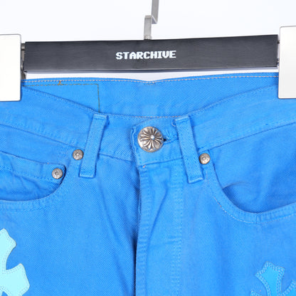 CHROME HEARTS BLUE LONDON JEANS