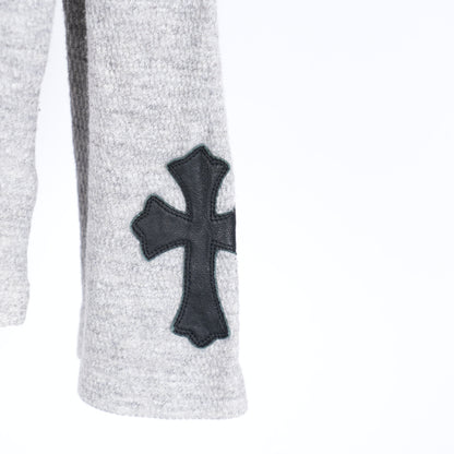 CHROME HEARTS GREY SLEEVE PATCH LONGSLEEVE