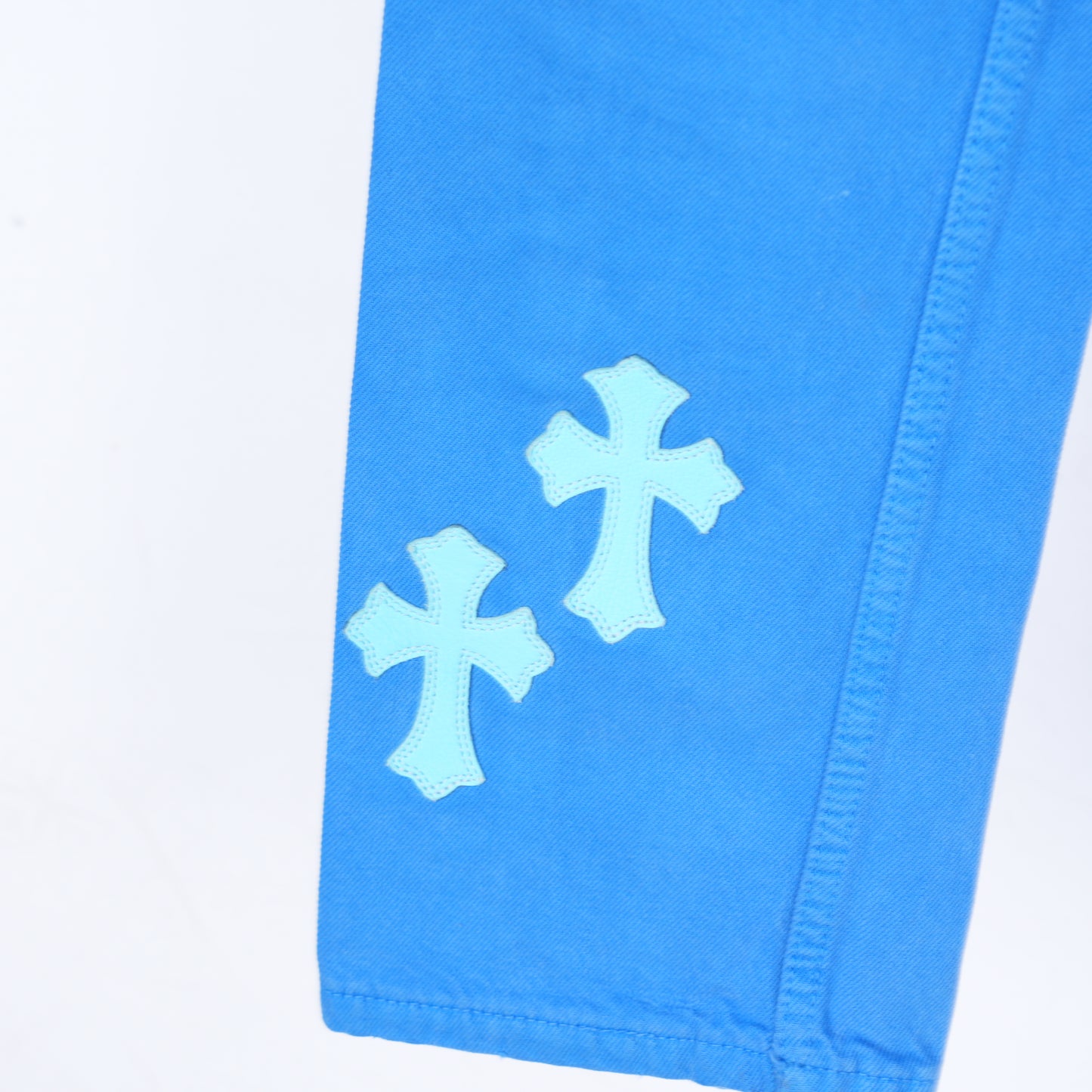 CHROME HEARTS BLUE LONDON JEANS