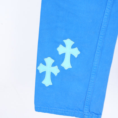 CHROME HEARTS BLUE LONDON JEANS