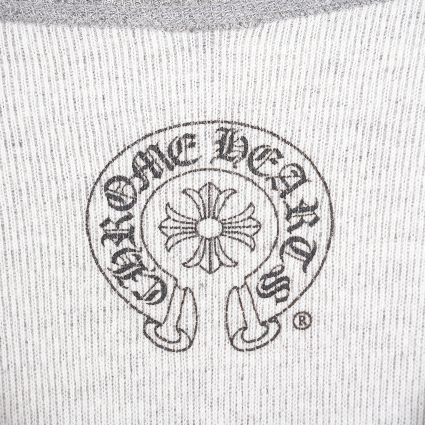 CHROME HEARTS GREY SLEEVE PATCH LONGSLEEVE