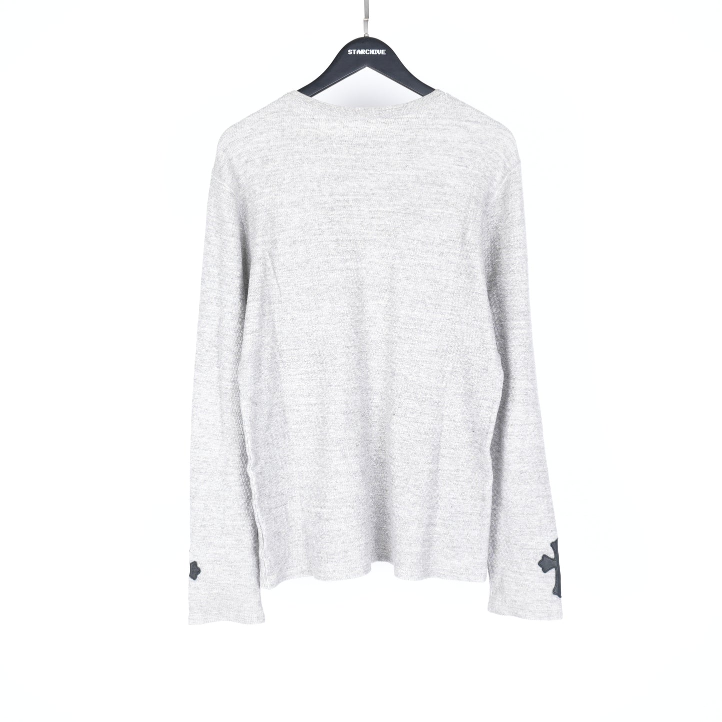 CHROME HEARTS GREY SLEEVE PATCH LONGSLEEVE