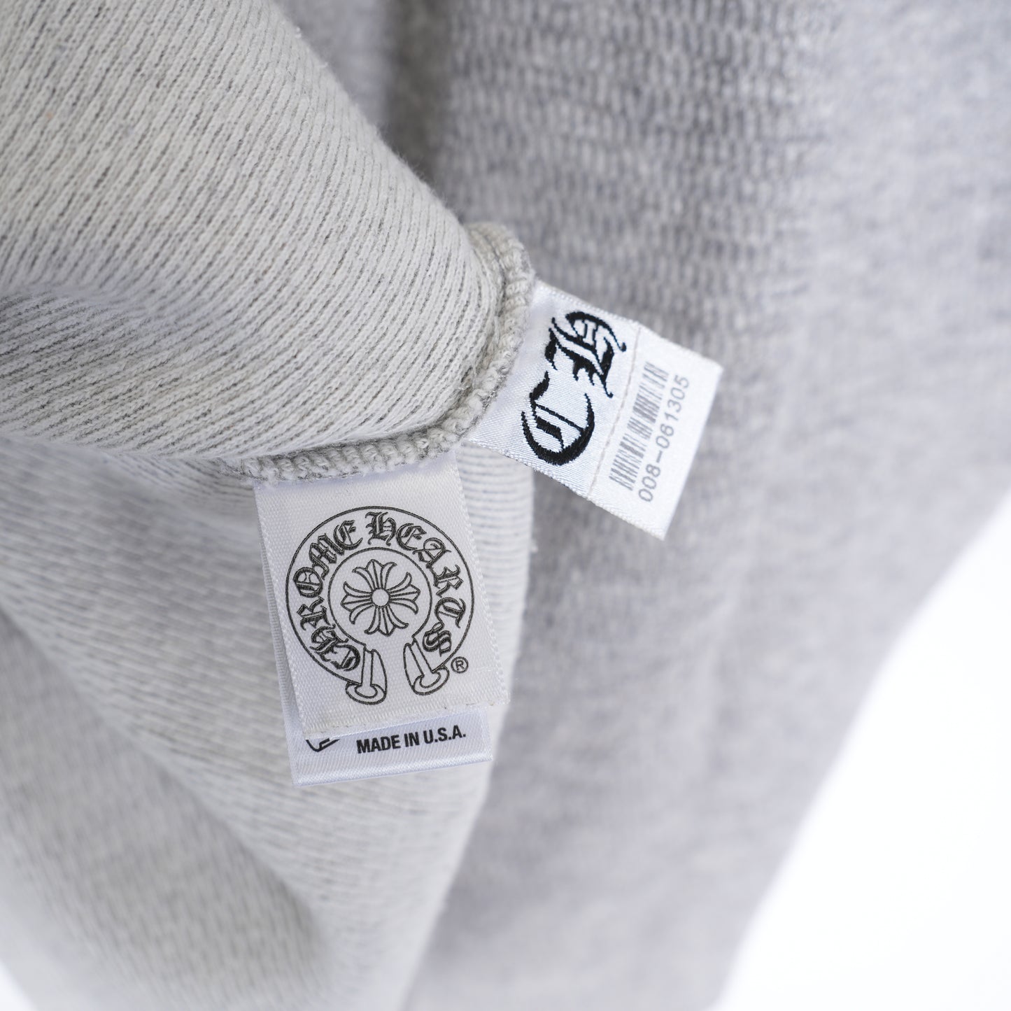CHROME HEARTS GREY SLEEVE PATCH LONGSLEEVE