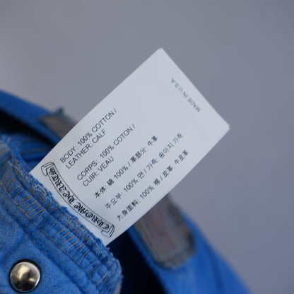 CHROME HEARTS BLUE LONDON JEANS