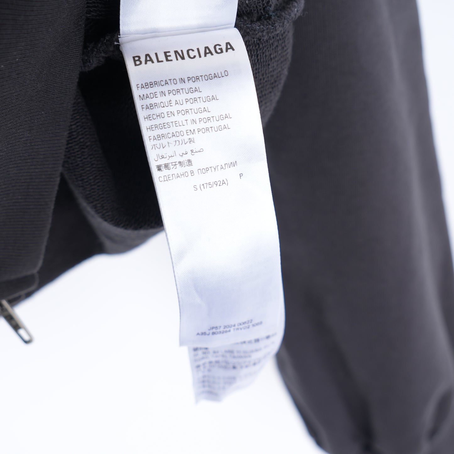 BALENCIAGA EBAY HOODIE BLACK
