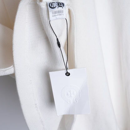 CHROME HEARTS WHITE CROSS PATCH HENLEY THERMAL LONG SLEEVE