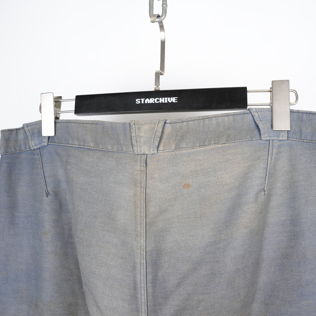VINTAGE FRENCH WORKWEAR REPAIRED TROUSERS
