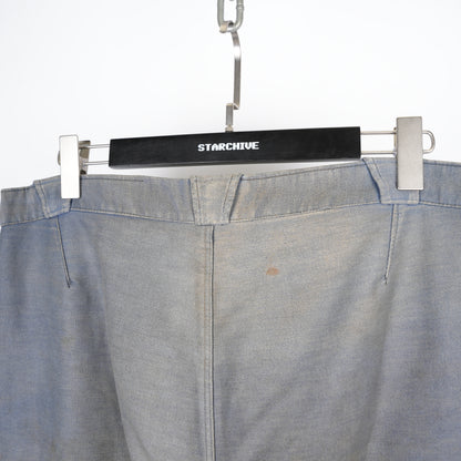 VINTAGE FRENCH WORKWEAR REPAIRED TROUSERS