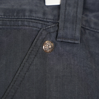 CHROME HEARTS HERRINGBONE CARPENTER PANTS