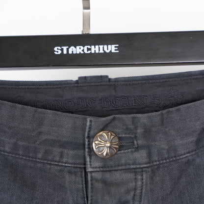 CHROME HEARTS HERRINGBONE CARPENTER PANTS