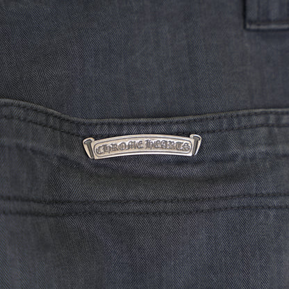 CHROME HEARTS HERRINGBONE CARPENTER PANTS
