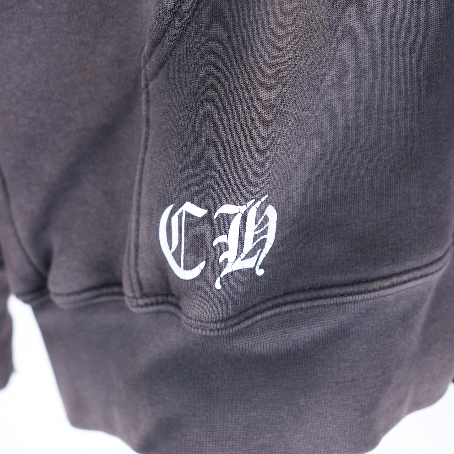 VINTAGE FADED CHROME HEARTS HOLLYWOOD LOGO HOODIE