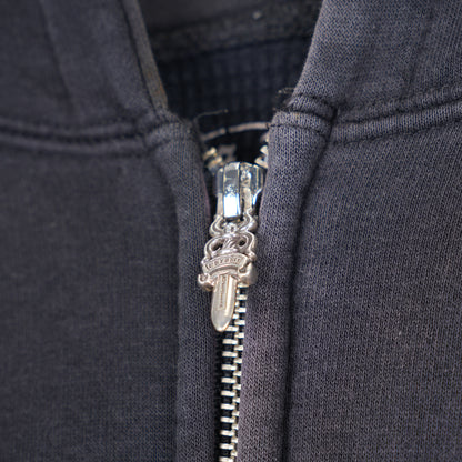 VINTAGE FADED CHROME HEARTS HOLLYWOOD LOGO HOODIE