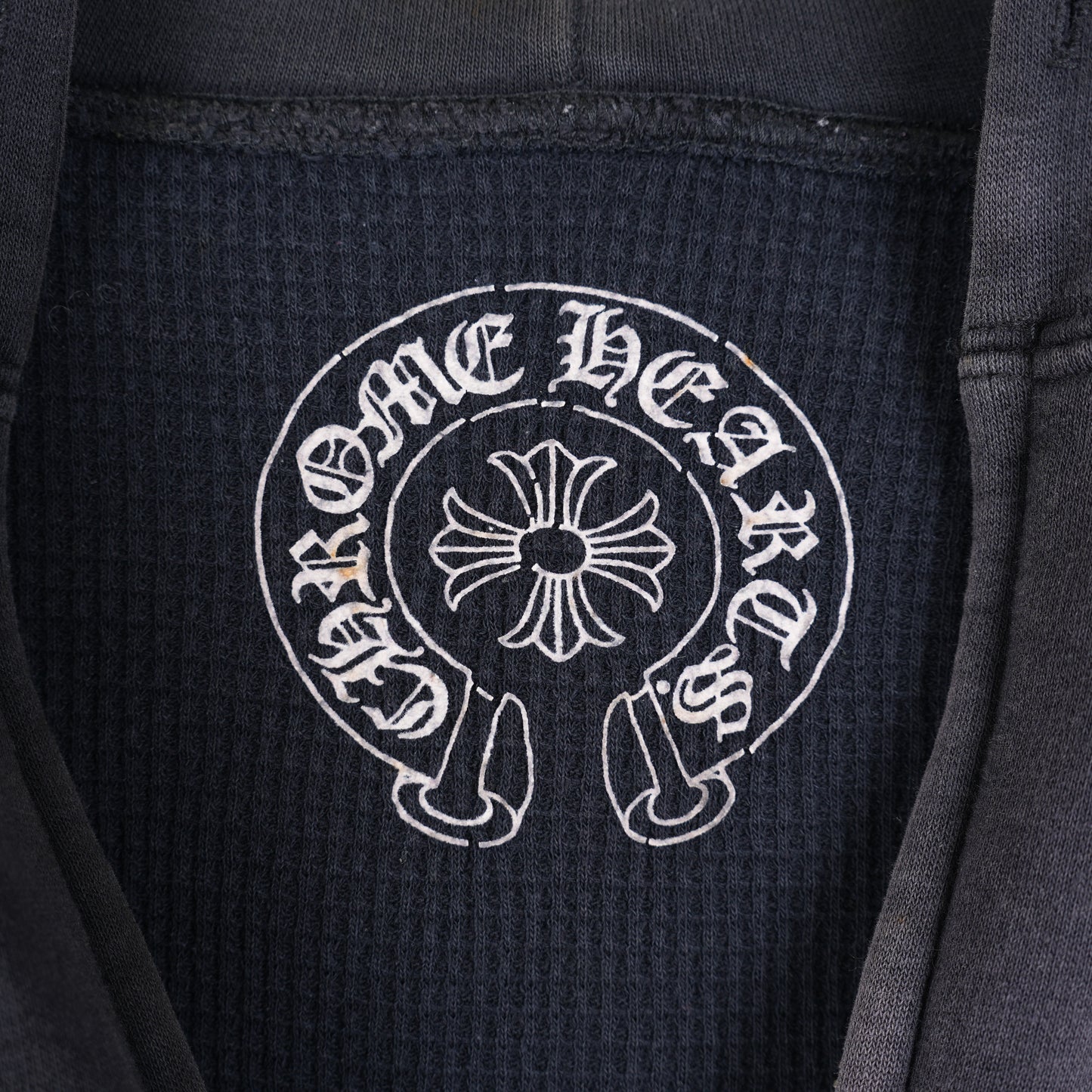 VINTAGE FADED CHROME HEARTS HOLLYWOOD LOGO HOODIE