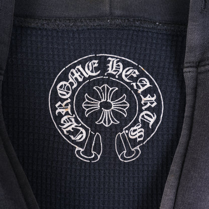 VINTAGE FADED CHROME HEARTS HOLLYWOOD LOGO HOODIE