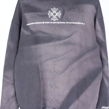 VINTAGE FADED CHROME HEARTS HOLLYWOOD LOGO HOODIE