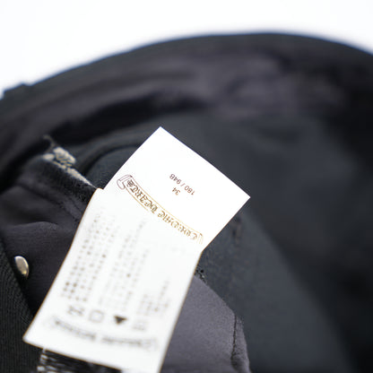 CHROME HEARTS BLACK KS CUT DENIM