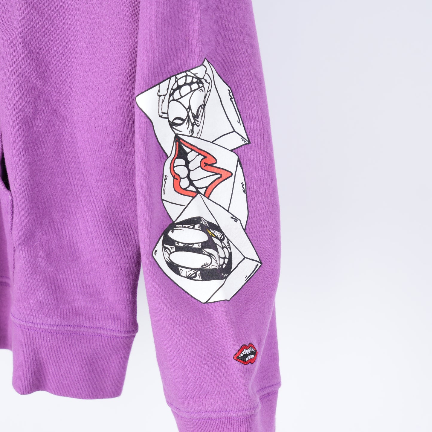 CHROME HEARTS MATTY BOY "AN THATS THAT" PURPLE HOODIE