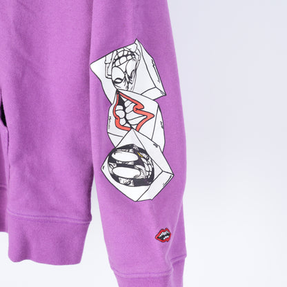 CHROME HEARTS MATTY BOY "AN THATS THAT" PURPLE HOODIE