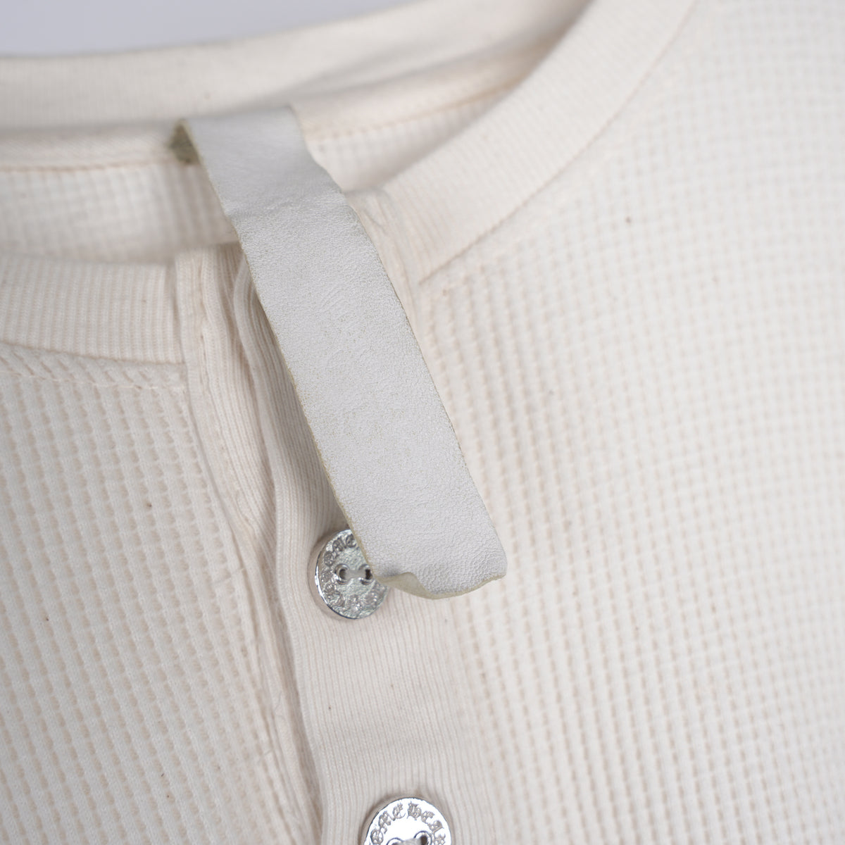 CHROME HEARTS WHITE THERMAL HENLEY LONG SLEEVE