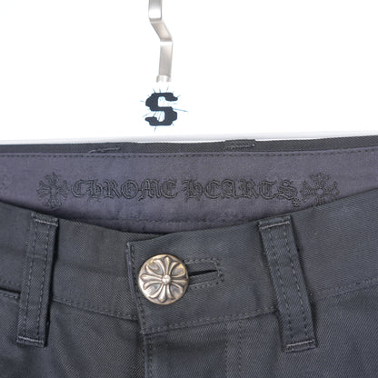 BLACK CHROME HEARTS MATTY BOY CHINOS