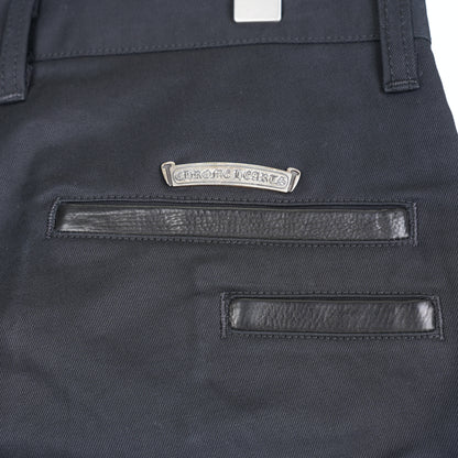 BLACK CHROME HEARTS MATTY BOY CHINOS