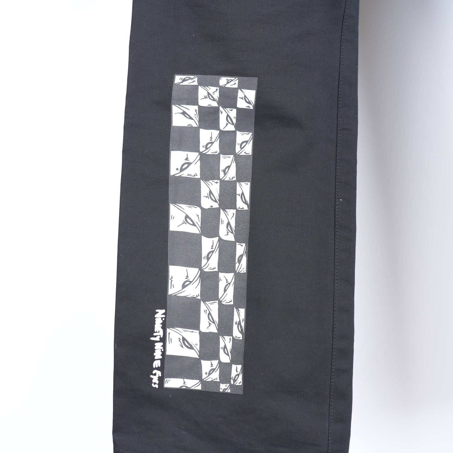 BLACK CHROME HEARTS MATTY BOY CHINOS