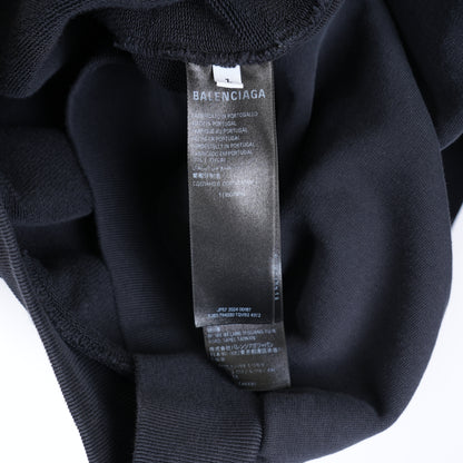 BALENCIAGA SCARF HOODIE BLACK