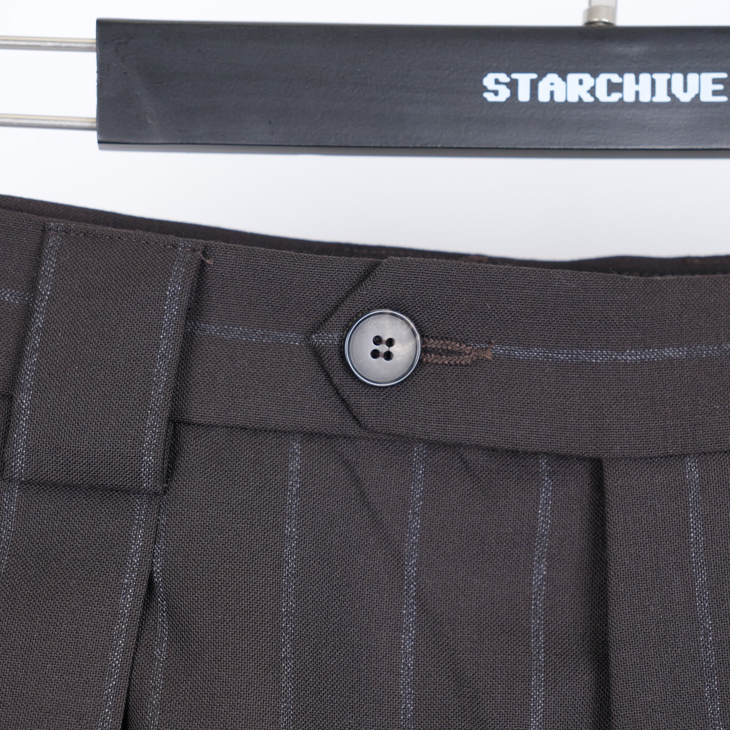 ERD PINSTRIPE LONG SHORTS