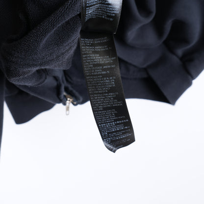 BALENCIAGA SCARF HOODIE BLACK