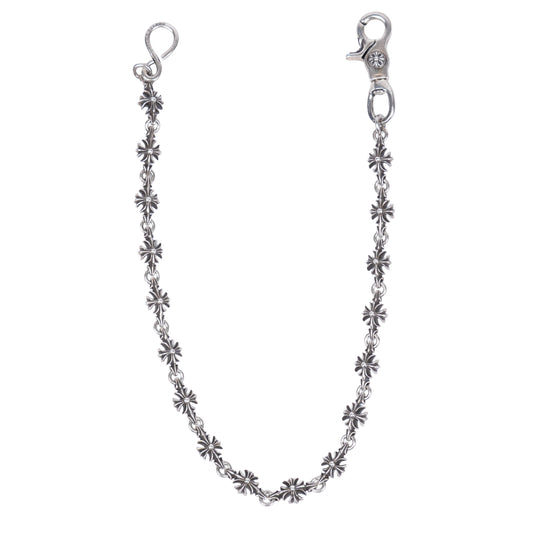CHROME HEARTS PLUS CROSS WALLET CHAIN 17 LINK