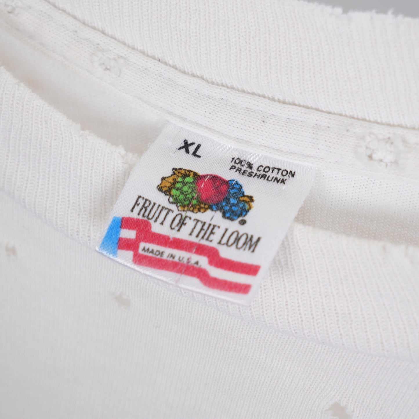 SOUNDGARDEN PEARL JAM LOLLAPALOOZA '92 LINEUP WHITE T-SHIRT