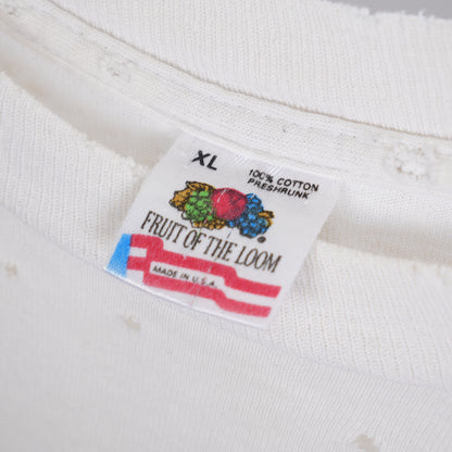 SOUNDGARDEN PEARL JAM LOLLAPALOOZA '92 LINEUP WHITE T-SHIRT