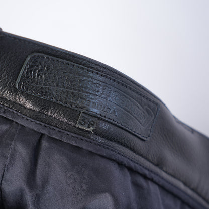 BLUE FLEUR KNEE LEATHER ST. BARTHS EXCLUSIVE PANTS