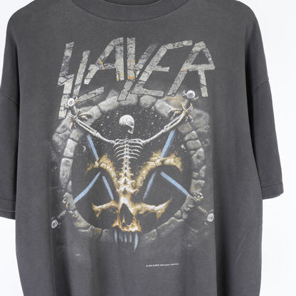 VINTAGE VINTAGE SLAYER SKELETON FADED TEE