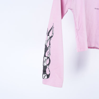 CHROME HEARTS MATTY BOY PINK FLAME SHIRT