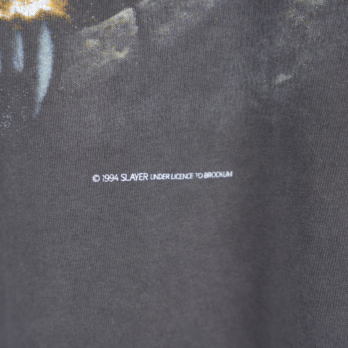 VINTAGE VINTAGE SLAYER SKELETON FADED TEE