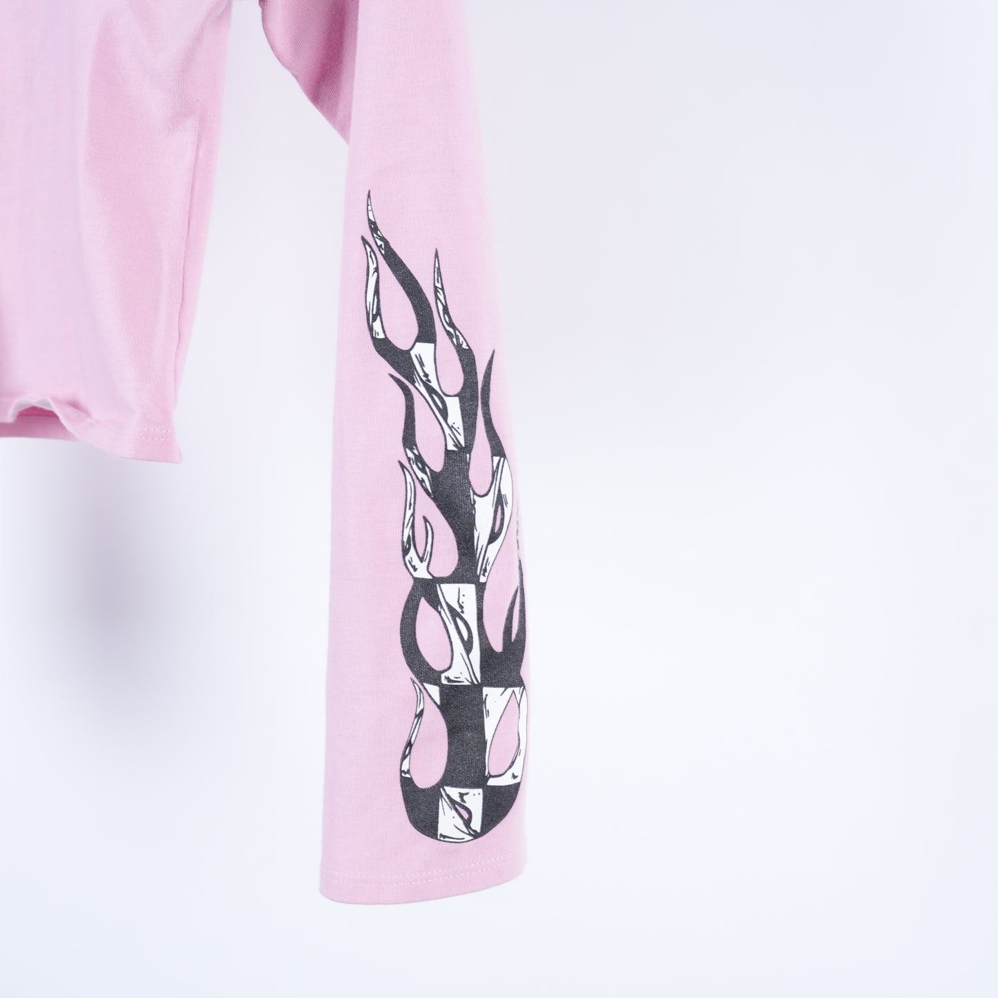 CHROME HEARTS MATTY BOY PINK FLAME SHIRT