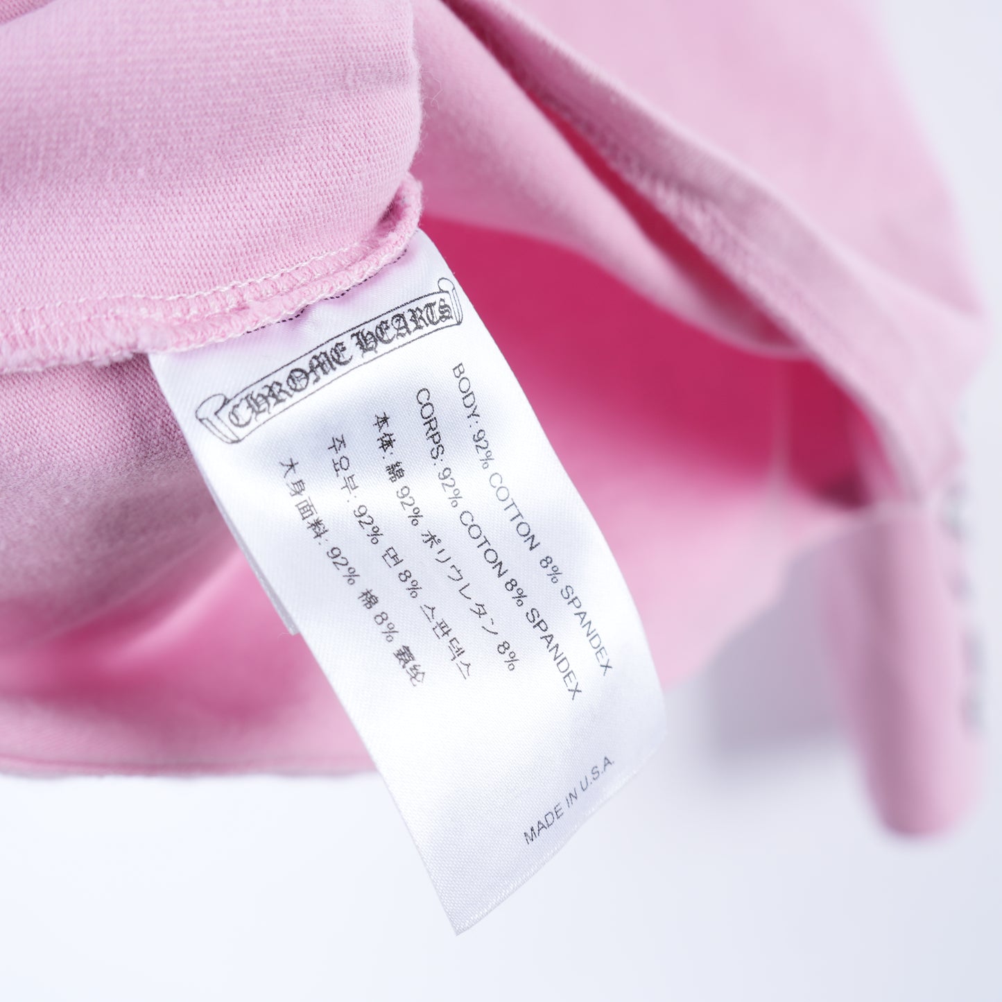 CHROME HEARTS MATTY BOY PINK FLAME SHIRT