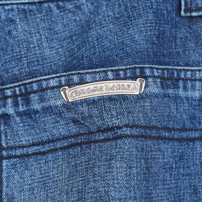 CHROME HEARTS BLUE TURBO DIESEL BAGGY JEANS