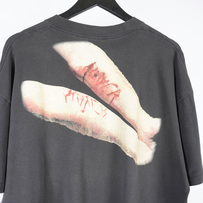 VINTAGE VINTAGE SLAYER SKELETON FADED TEE
