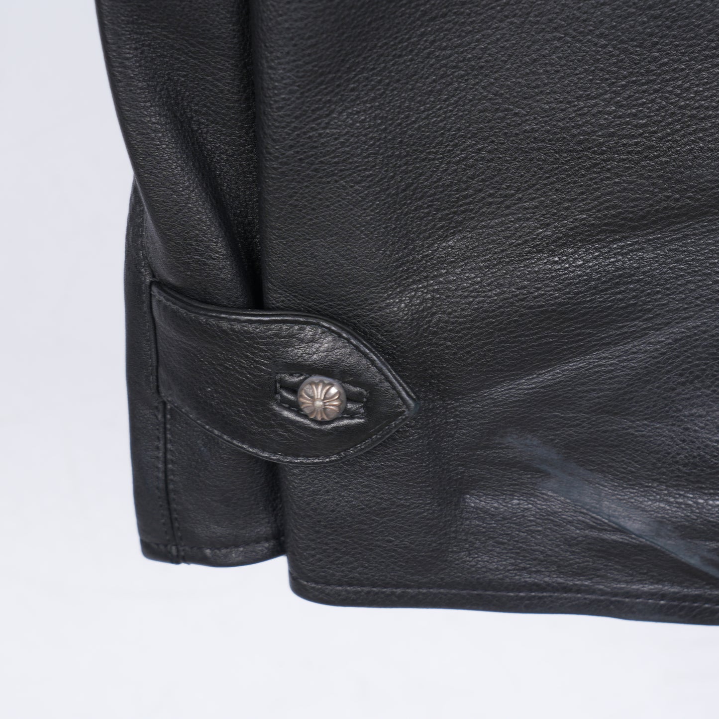 CHROME HEARTS ARTICULATE LEATHER CARGO PANTS