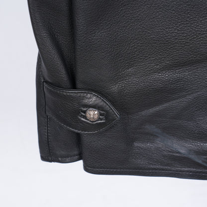 CHROME HEARTS ARTICULATE LEATHER CARGO PANTS