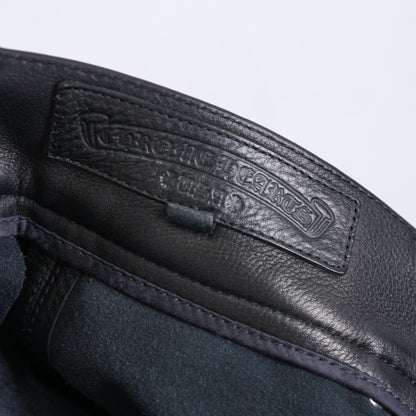 CHROME HEARTS ARTICULATE LEATHER CARGO PANTS