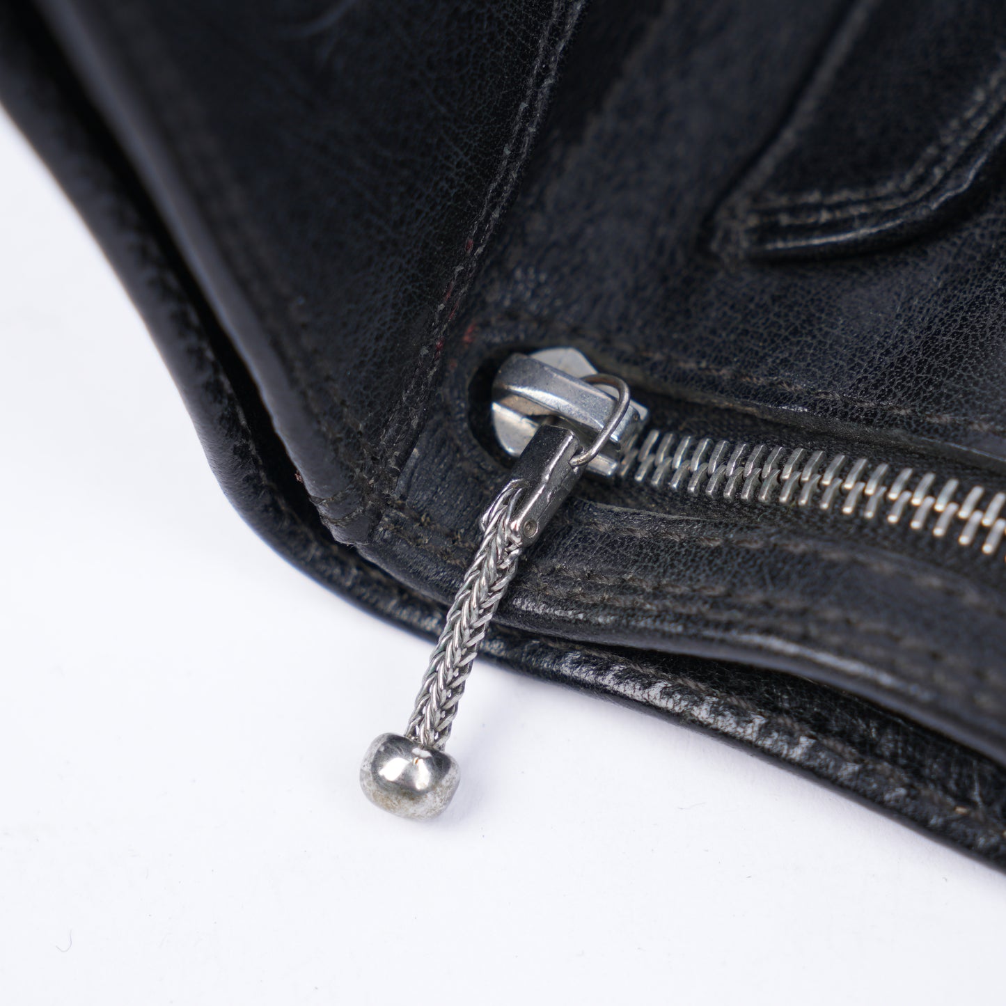 CHROME HEARTS BLACK CROSS PATCH SNAP WALLET