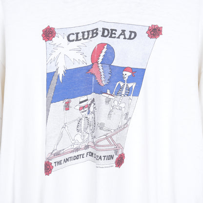 WHITE 1984 CLUB DEAD TEE