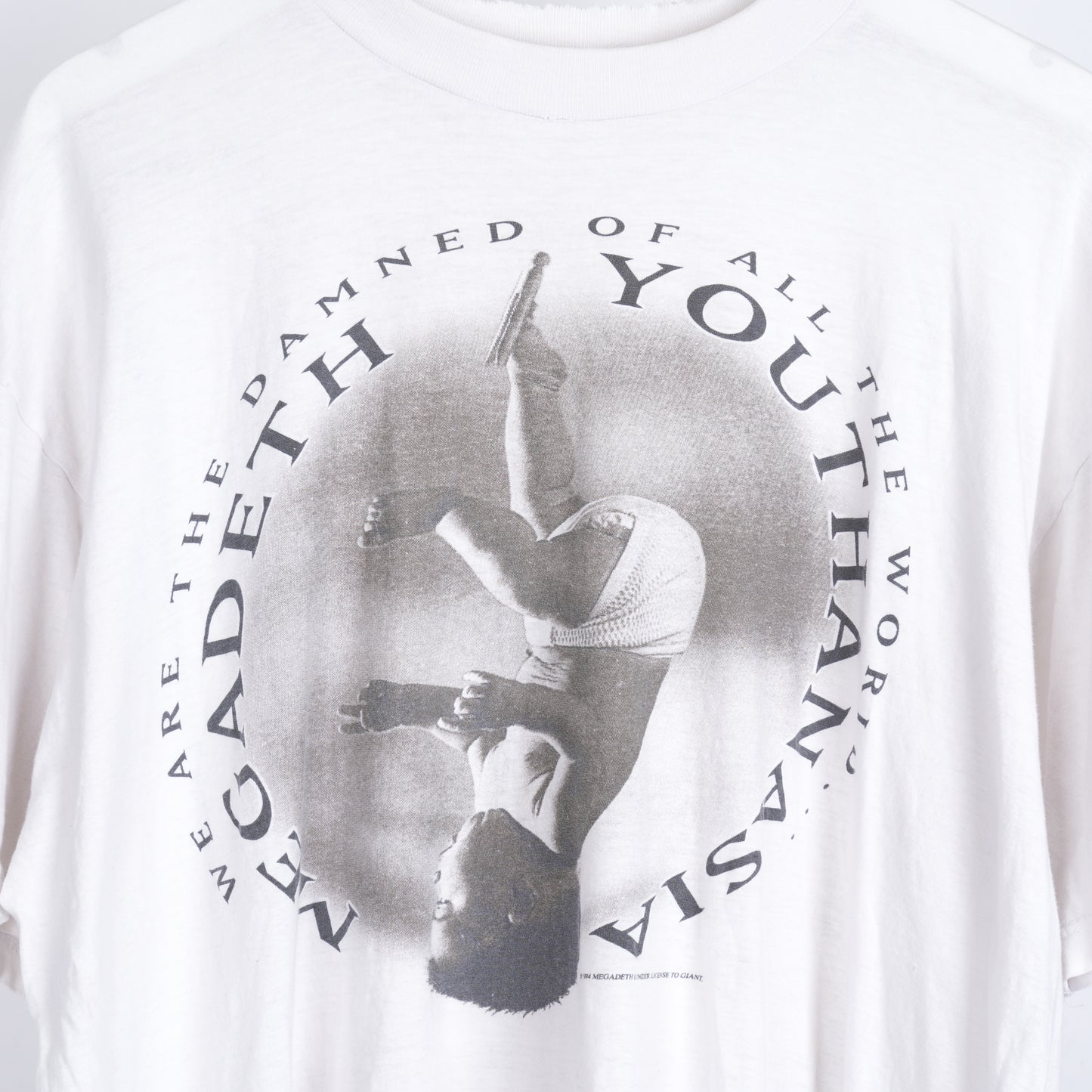 BOXY WHITE 1994 MEGADETH TEE