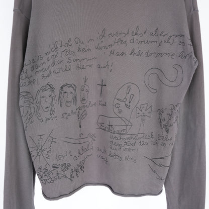 ENFANTS RICHES DÉPRIMÉS SS19 HEROIN NEEDLES EMBROIDERED LONG SLEEVE TEE