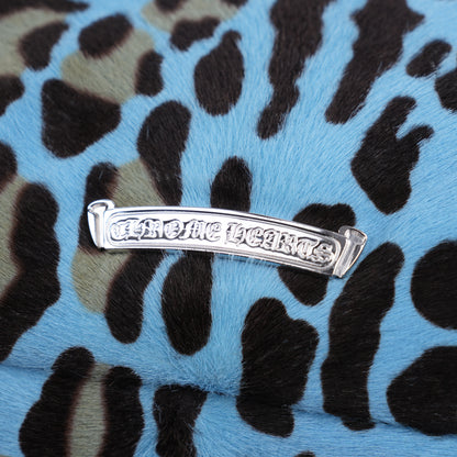 CHROME HEARTS LYON ST. BARTHS BLUE CHEETAH BAG